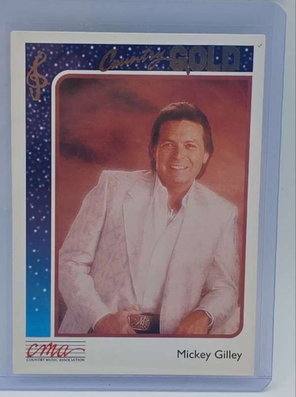 1992 Sterling Country Gold #21 Mickey Gilley Card
